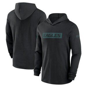 NWT Philadelphia Eagles Nike Sideline Hoodie Performance Long Sleeve T-Shirt - M